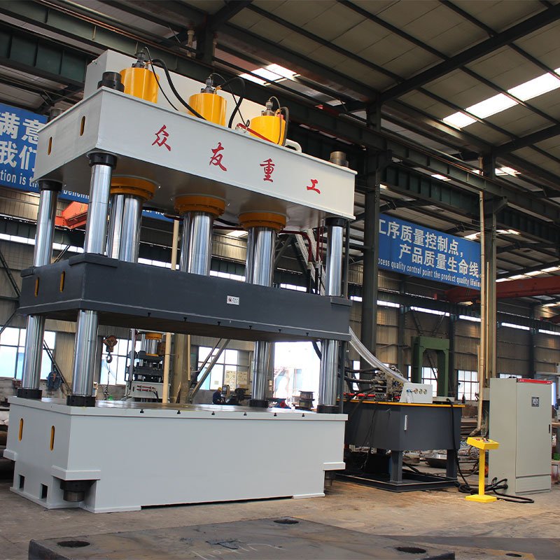 Large plant fiber pallet hydraulic press