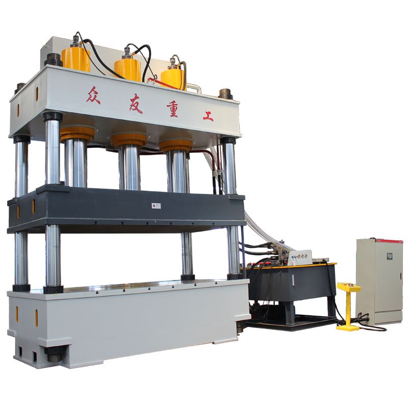Large plant fiber pallet hydraulic press