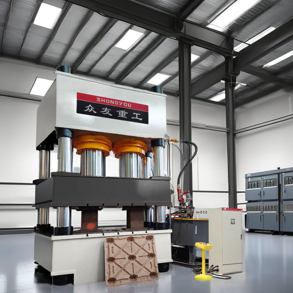 1200 Ton Heavy Duty Hydraulic Press For Wood Chip Pallet Production