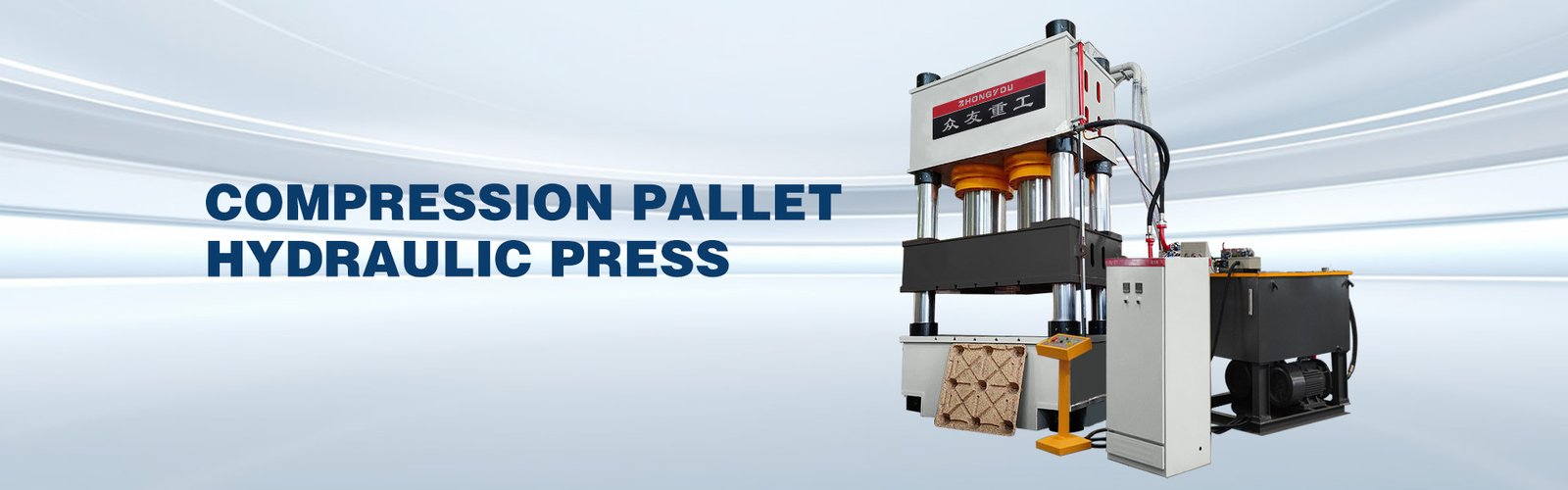 wooden pallet press machine