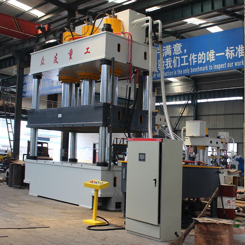 Large plant fiber pallet hydraulic press