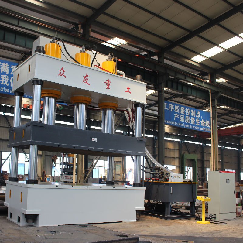 Large plant fiber pallet hydraulic press
