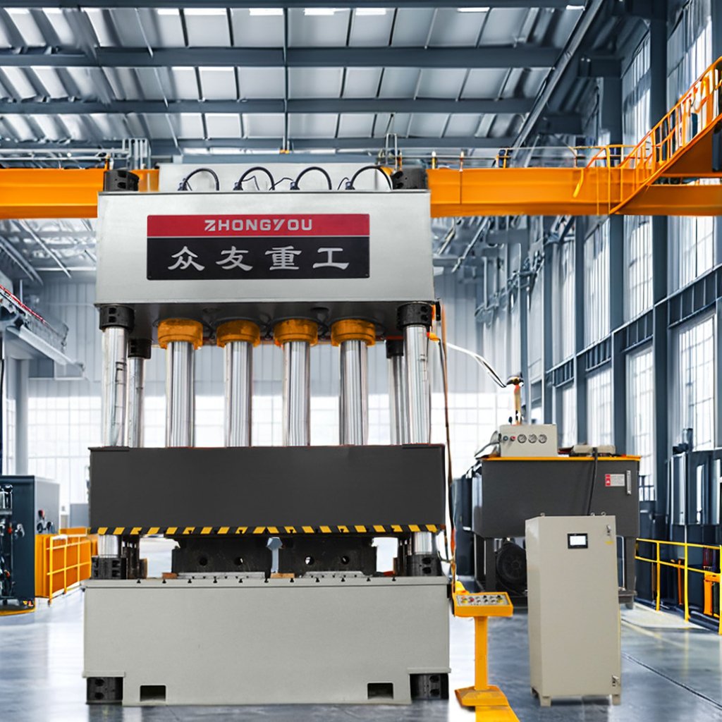 Pellet wood chip molding hydraulic press