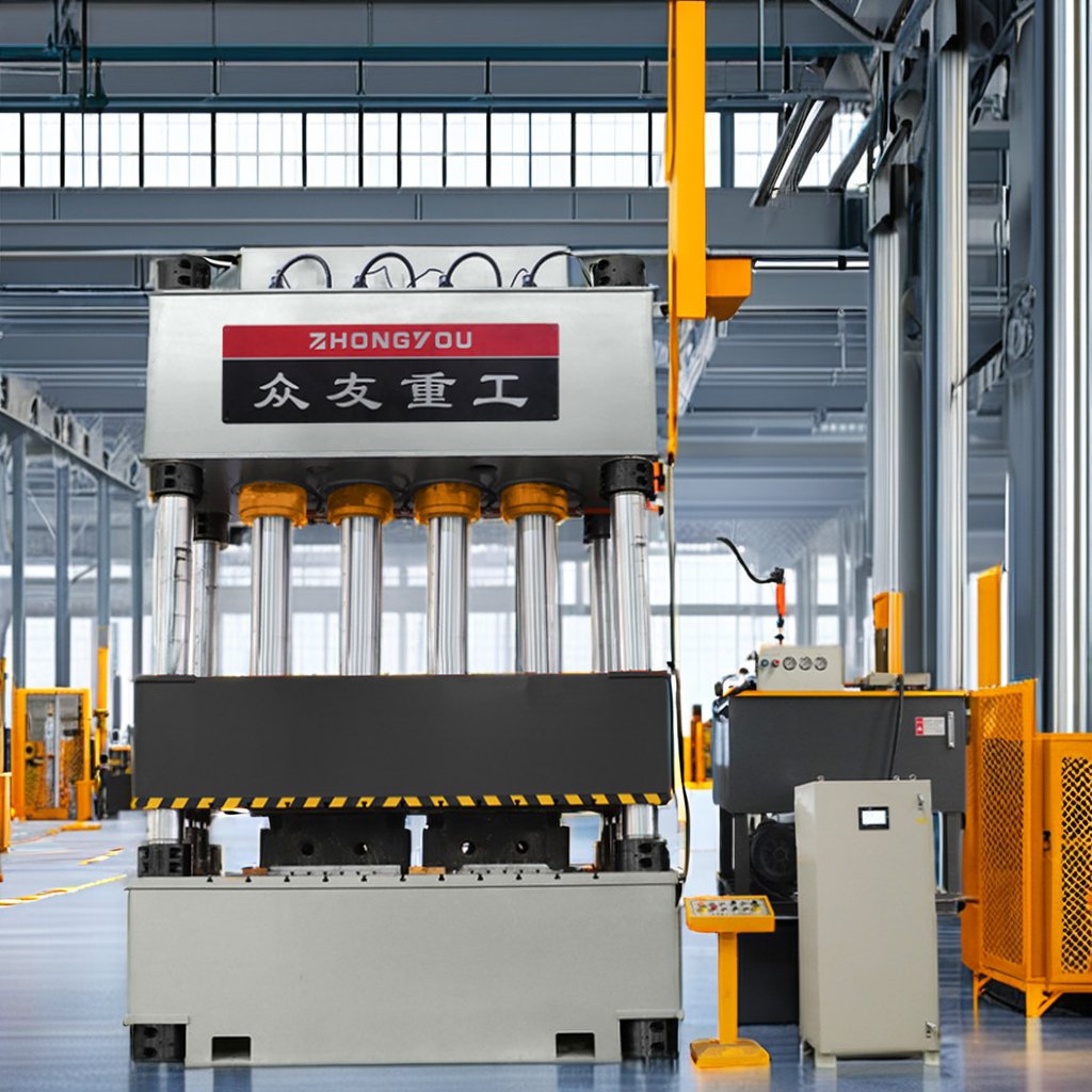 Pellet wood chip molding hydraulic press