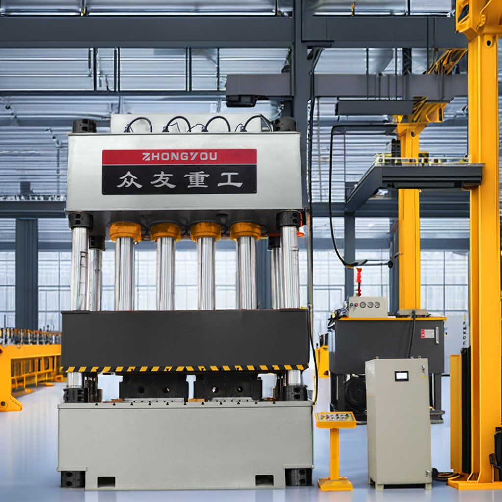 Pellet wood chip molding hydraulic press