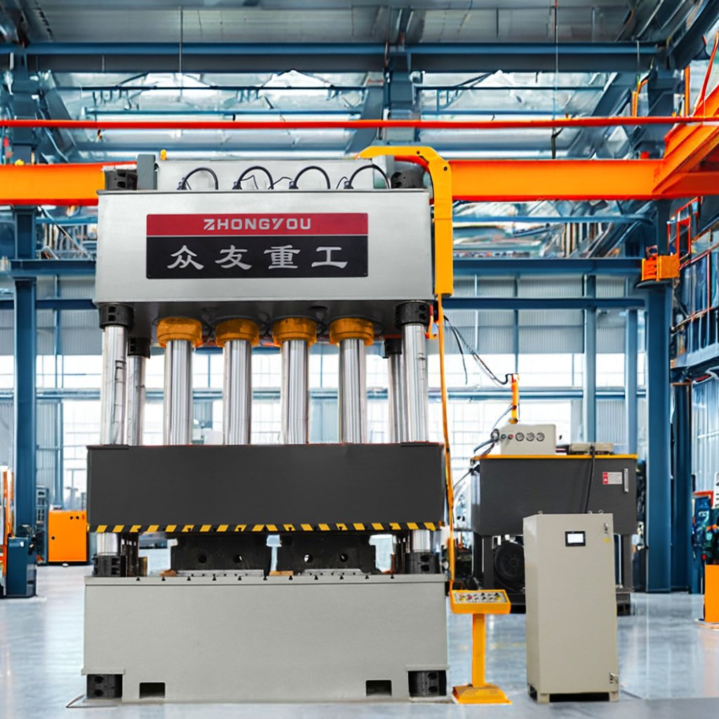 Pellet wood chip molding hydraulic press