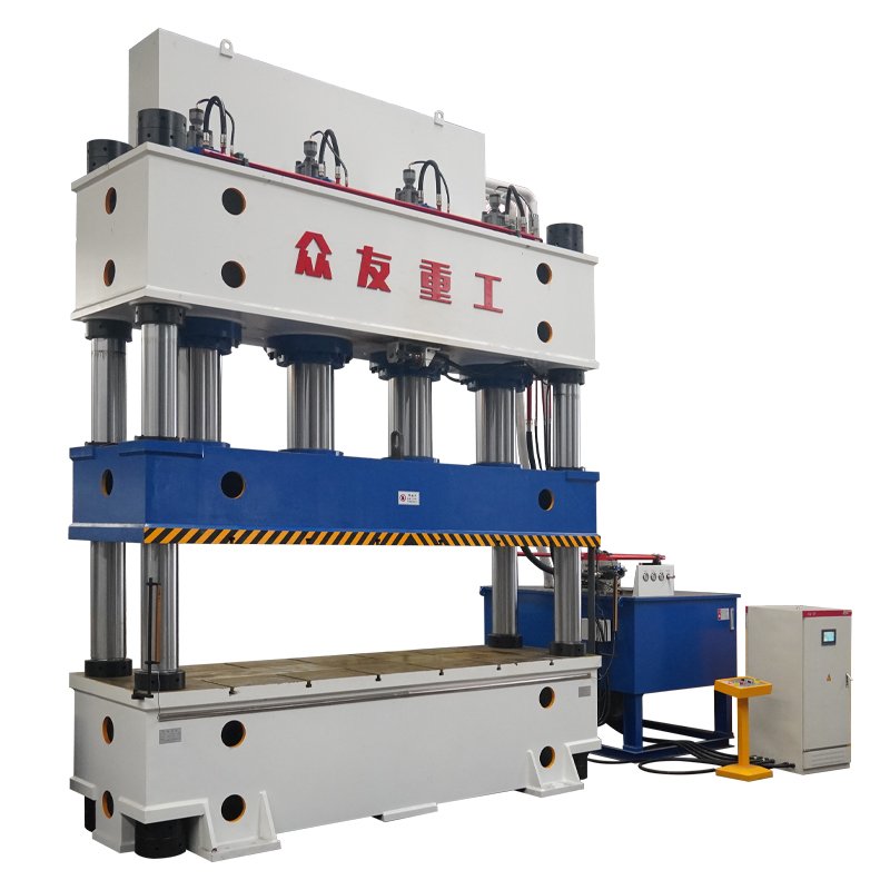 Wood chip tray hot pressing molding hydraulic press