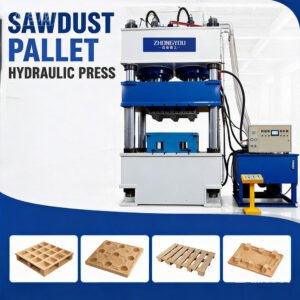 Molded Pallet Machine | Hydraulic Hot Press for Sawdust & Wood Chips