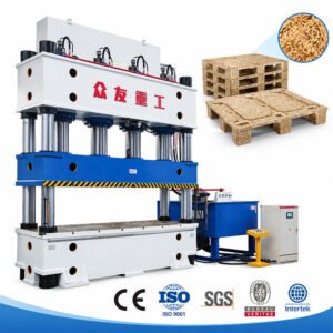 Sawdust Pallet Hydraulic Press  Molded Wood Pallet Making Machine